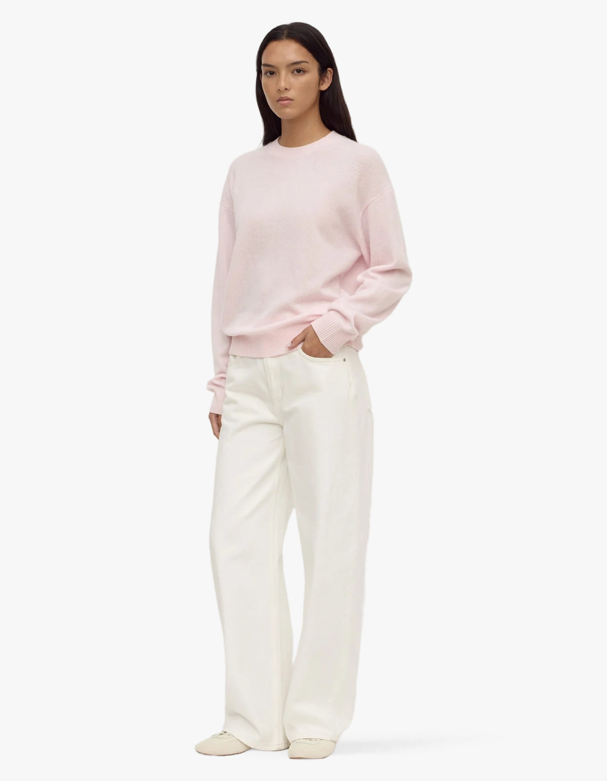 Carter Brushed Wool Sweater - Floss