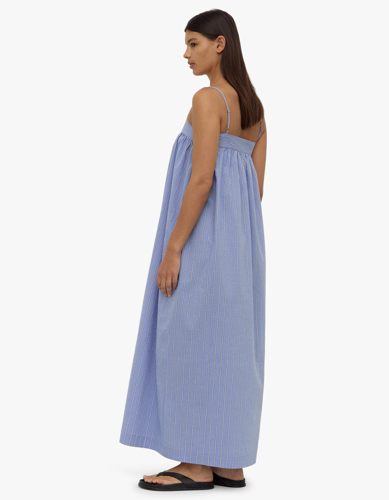 Erina Stripe Maxi Dress - Blue/White Stripe
