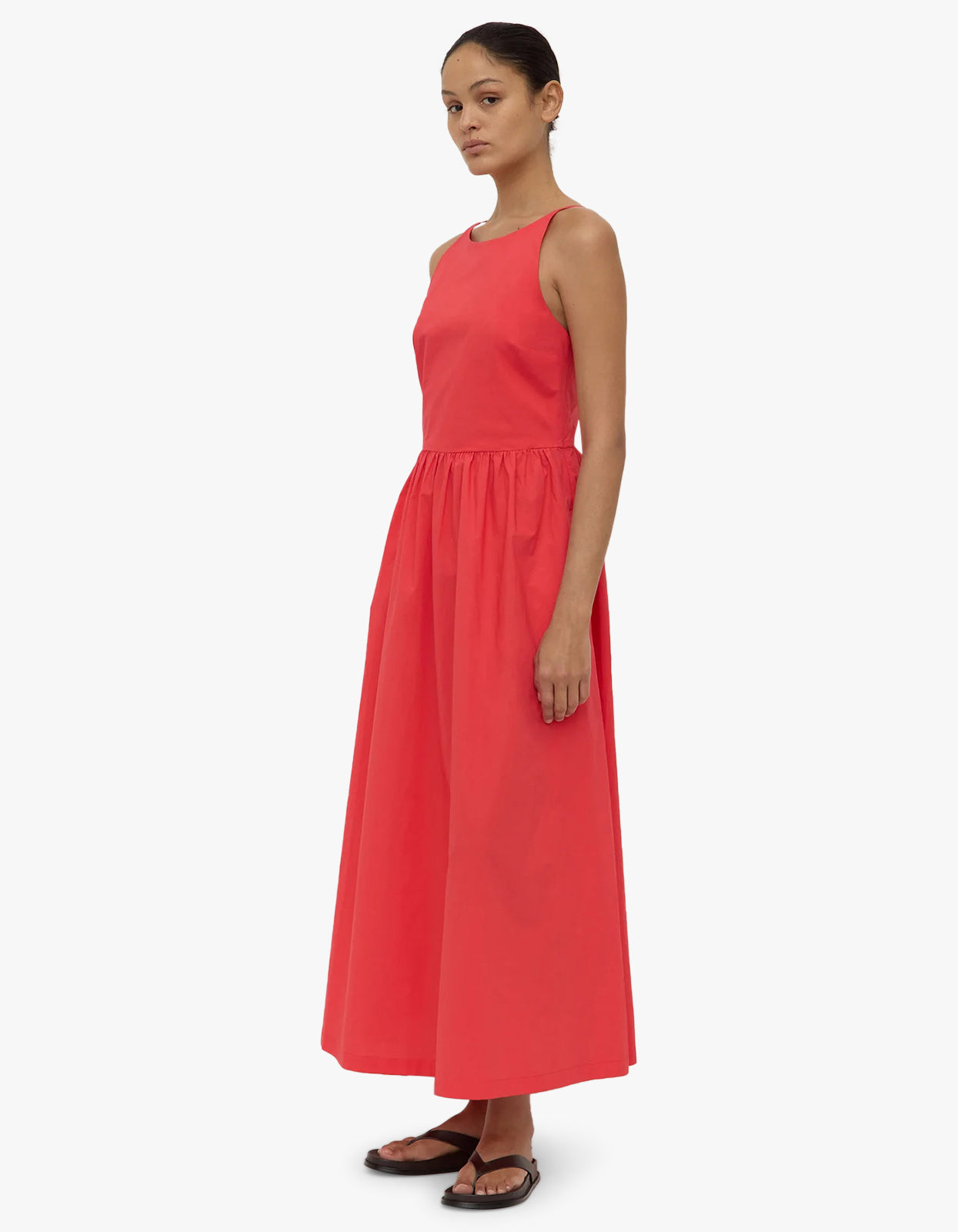 Posie Midi Dress - Chilli