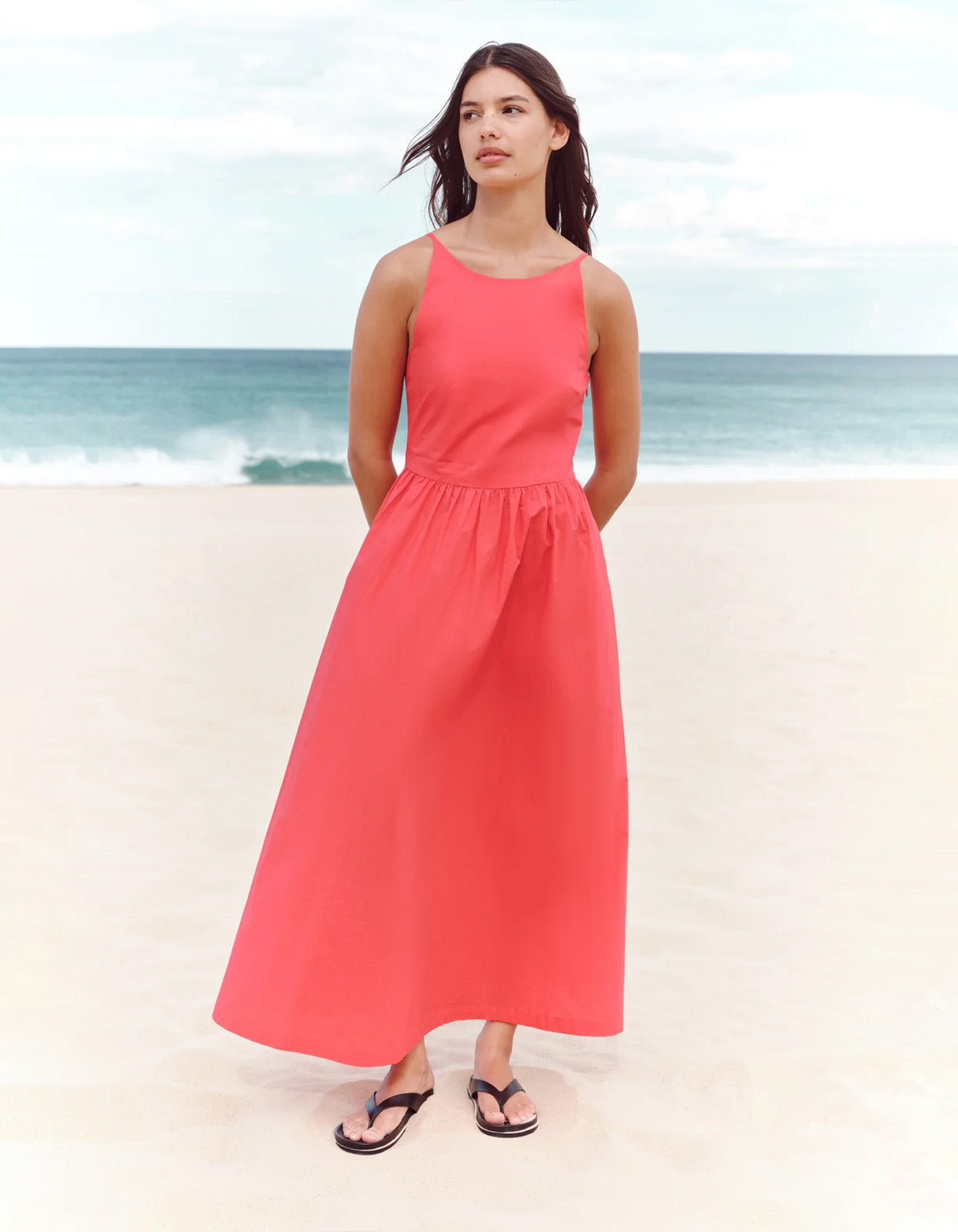 Posie Midi Dress - Chilli