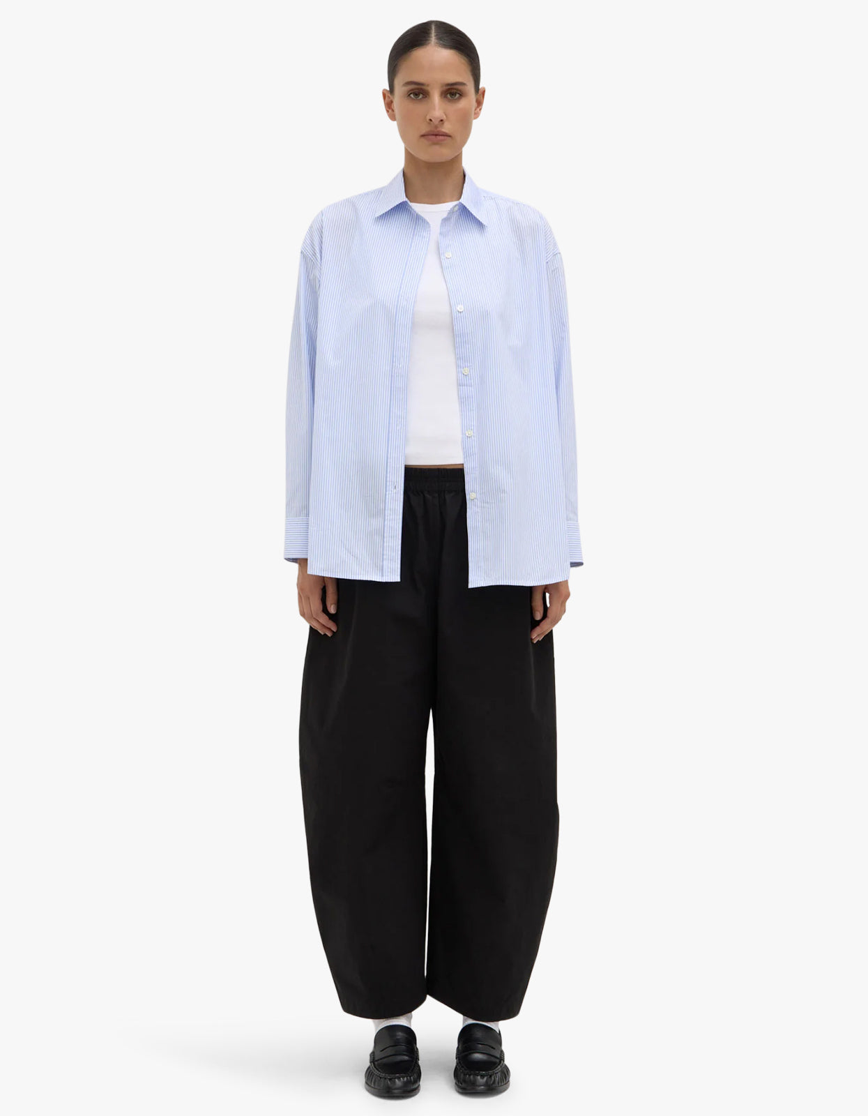 Lola Barrel Pant Black - Black