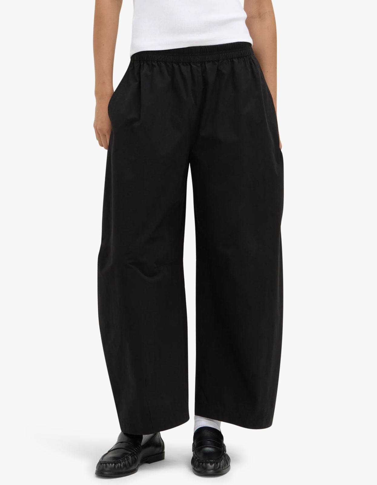 Lola Barrel Pant Black - Black