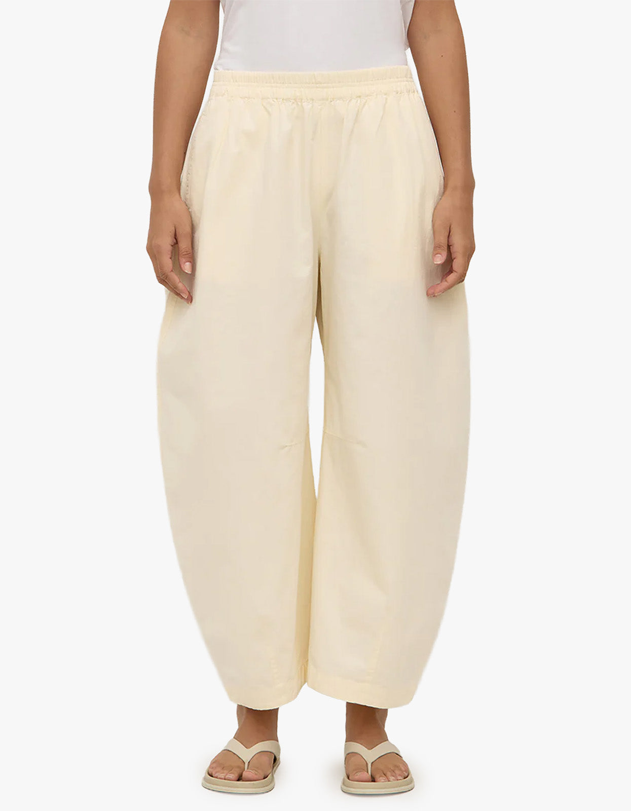Lola Barrel Pant - Butter