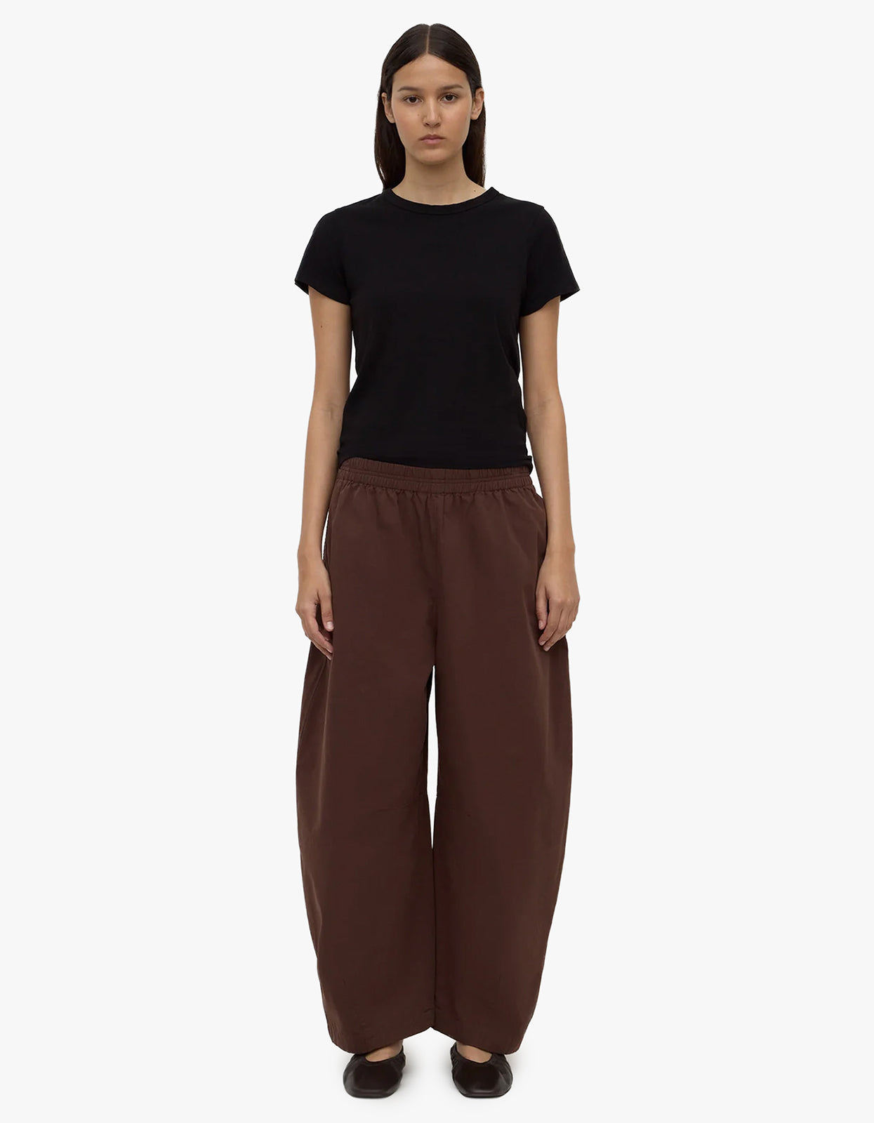 Lola Barrel Pant - Ganache