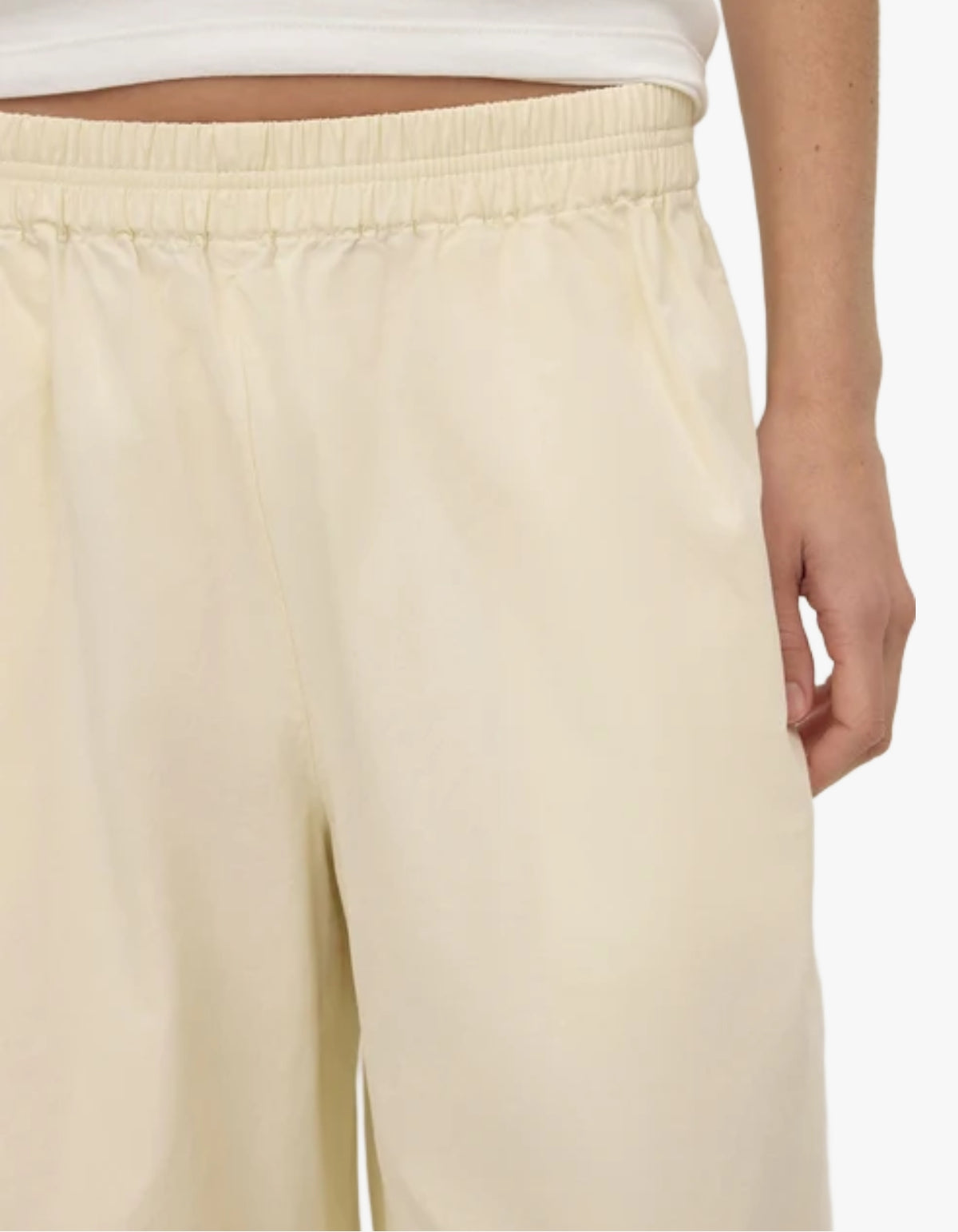 Lola Barrel Pant - Vanilla