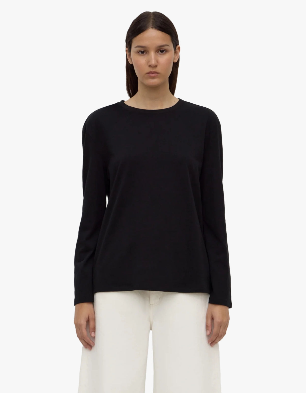 Thea Long Sleeve Tee - Black