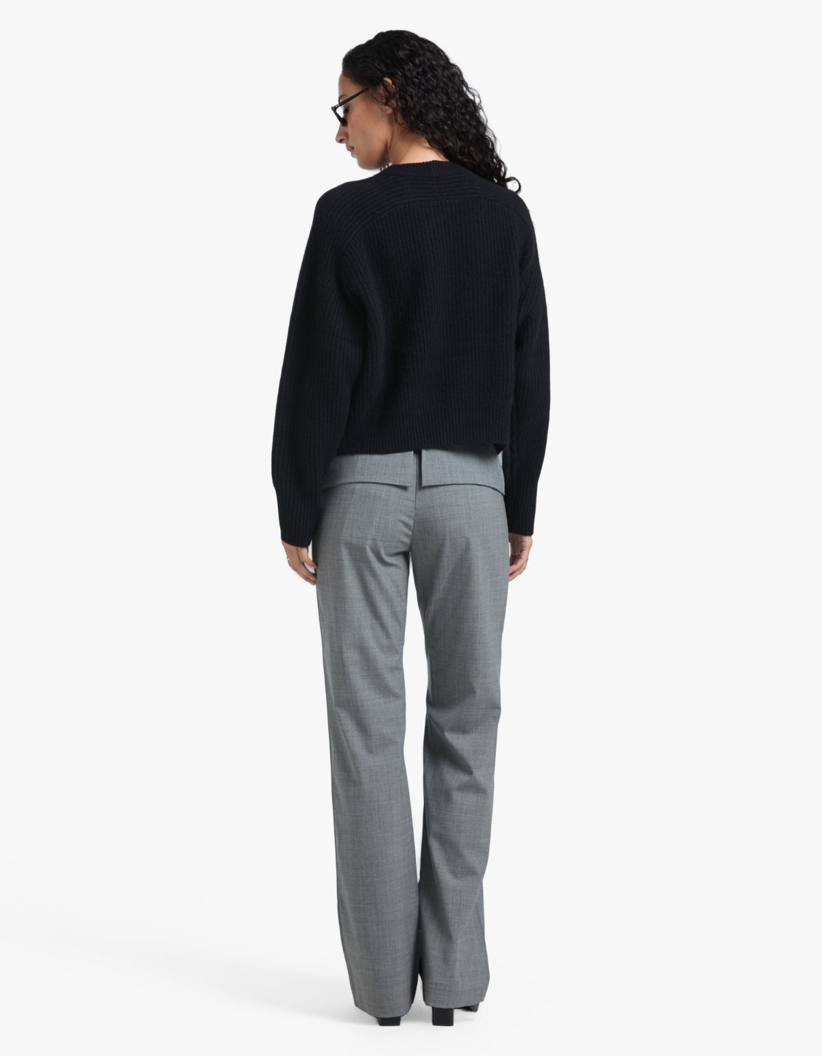 Amerie Cashmere Knit Jumper - Black