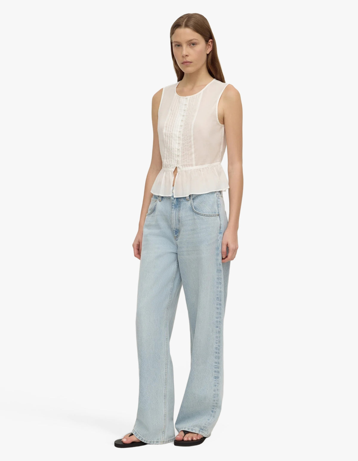 Quinn Volie Top - White