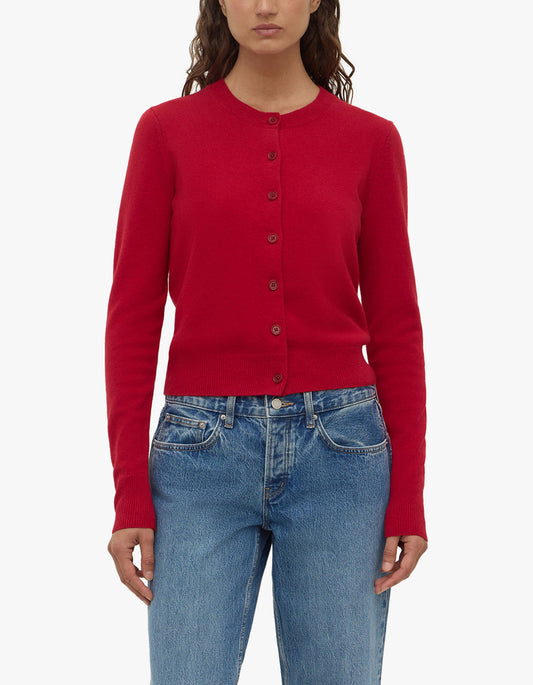 Benny Knit Cardigan - Mulberry