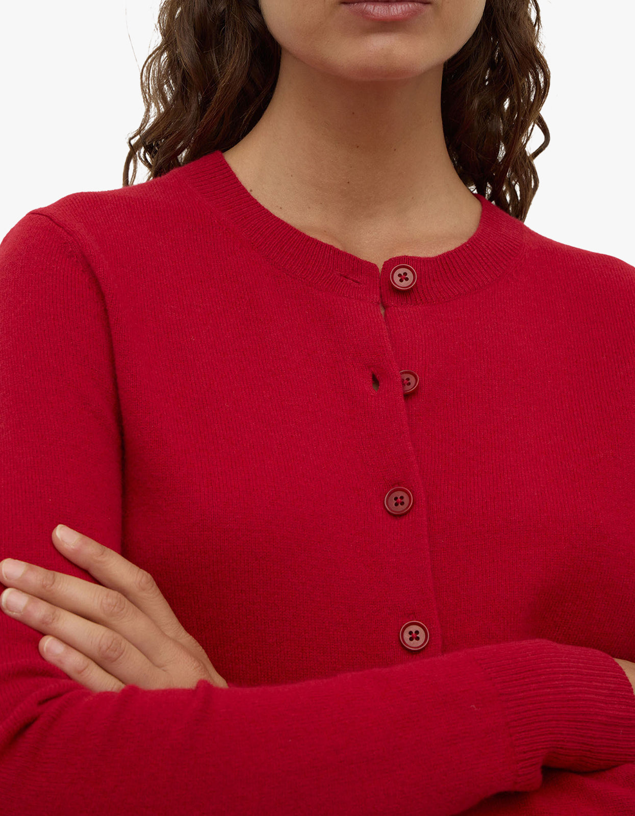 Benny Knit Cardigan - Mulberry