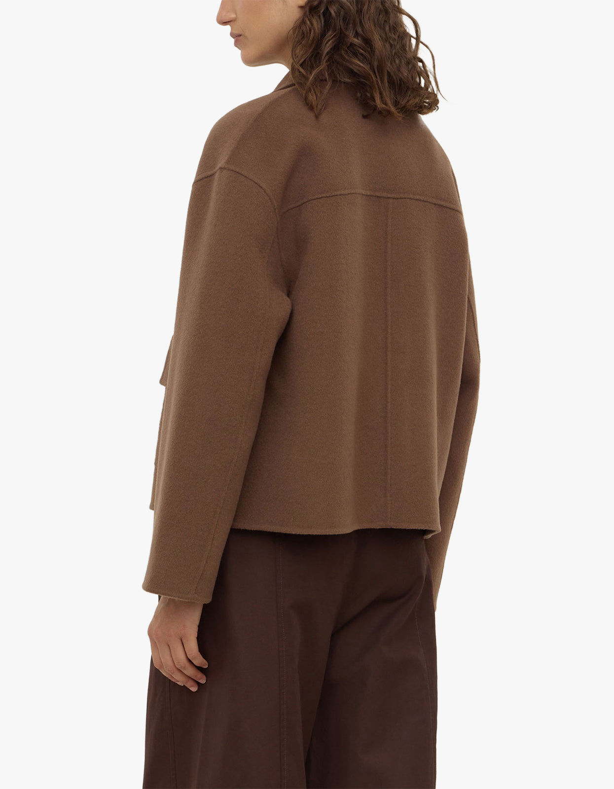 Mya Wool Jacket - Milk Choc