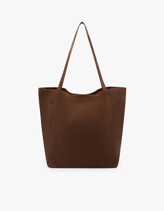 Paige Suede Tote Bag - Amaro