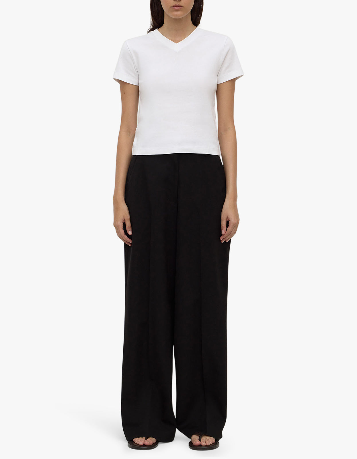 Anika Wool Pant - Black