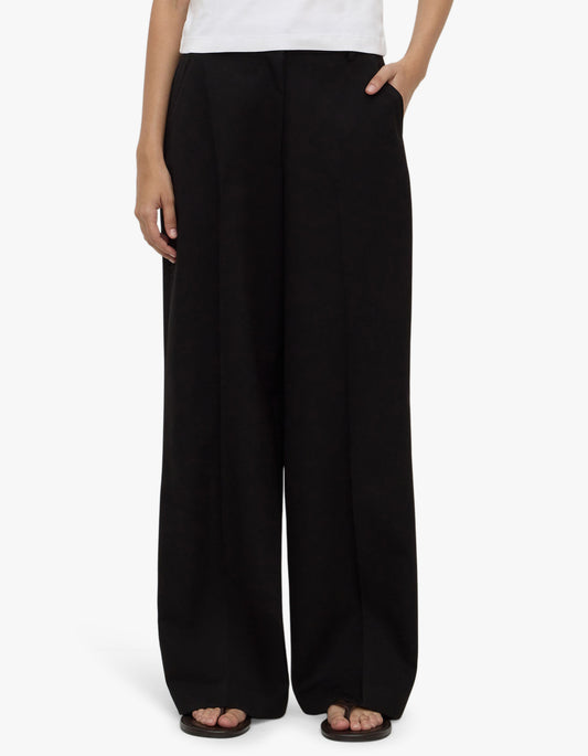 Anika Wool Pant - Black
