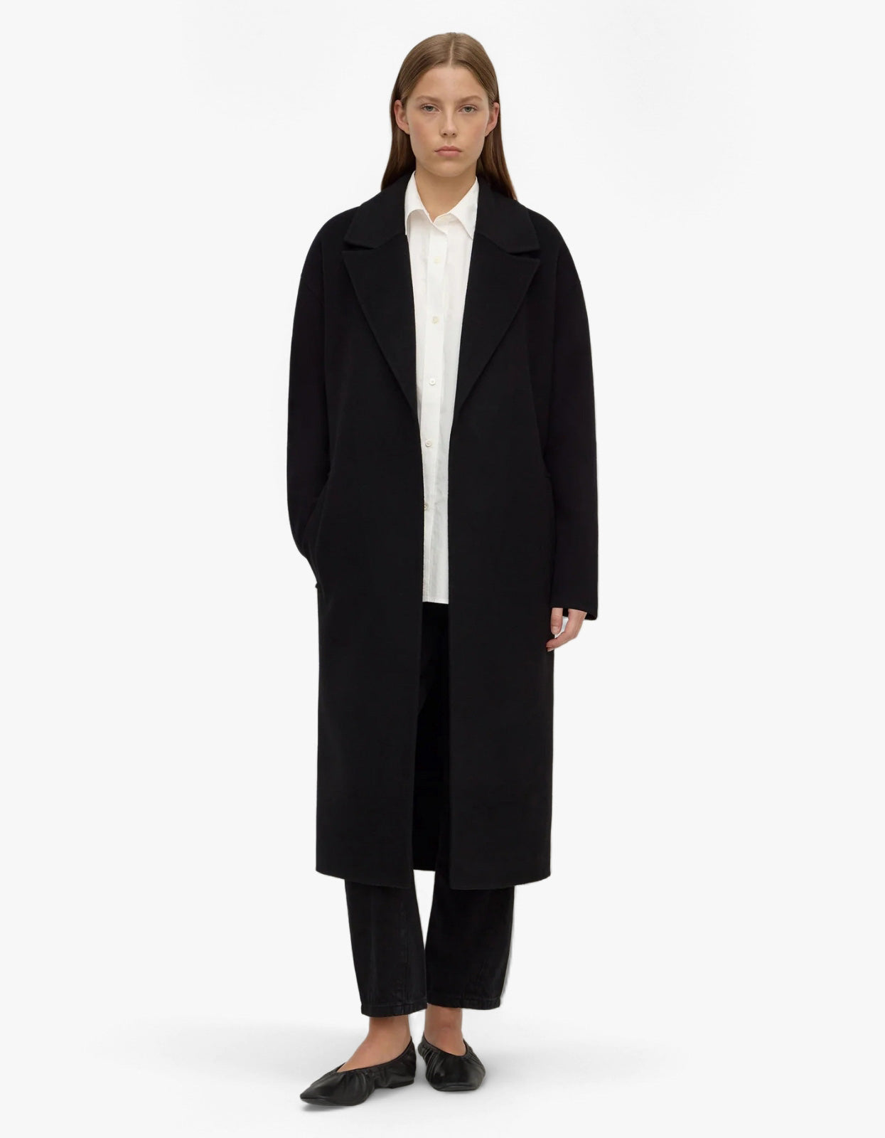 Ivy Wool Coat - Black