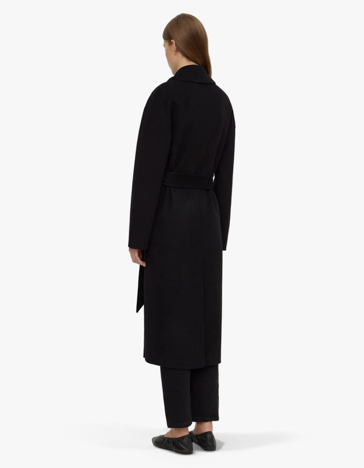 Ivy Wool Coat - Black