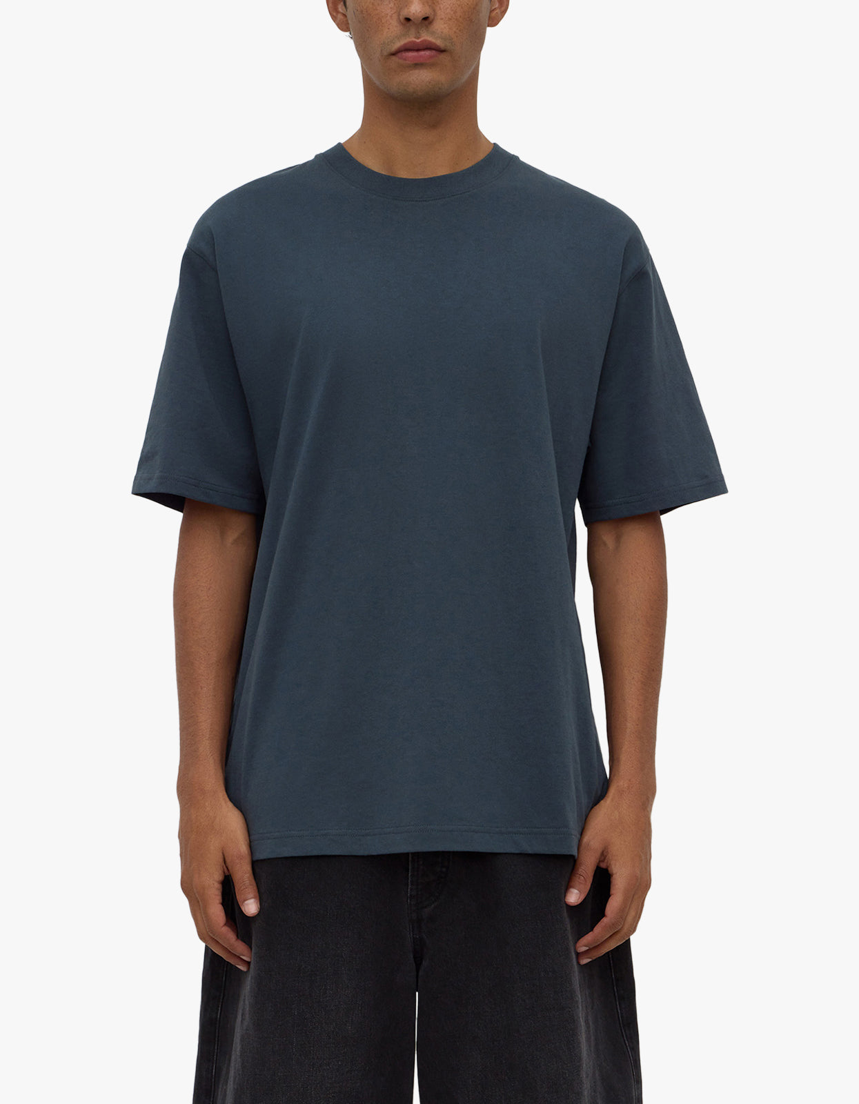 Knox Organic Oversized Tee - Harbour