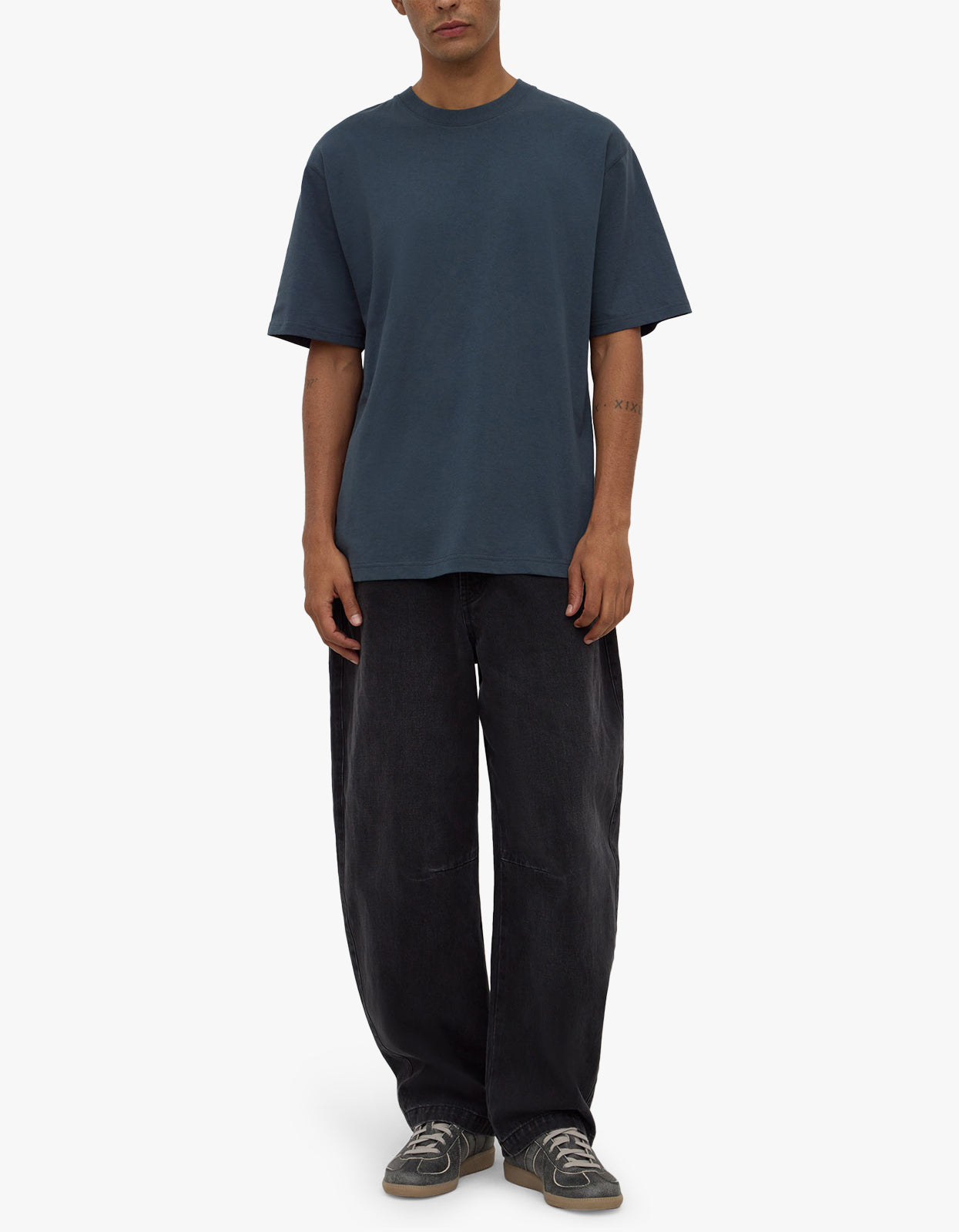 Knox Organic Oversized Tee - Harbour