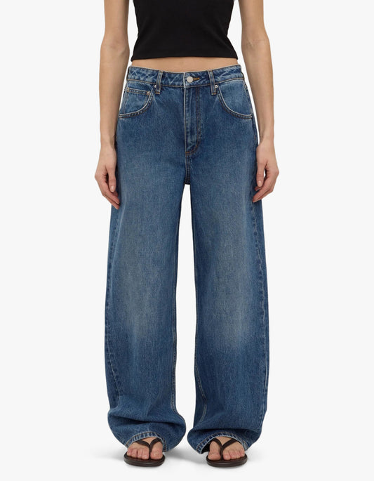 Low Curve Mid Rise Jean - Mid Blue
