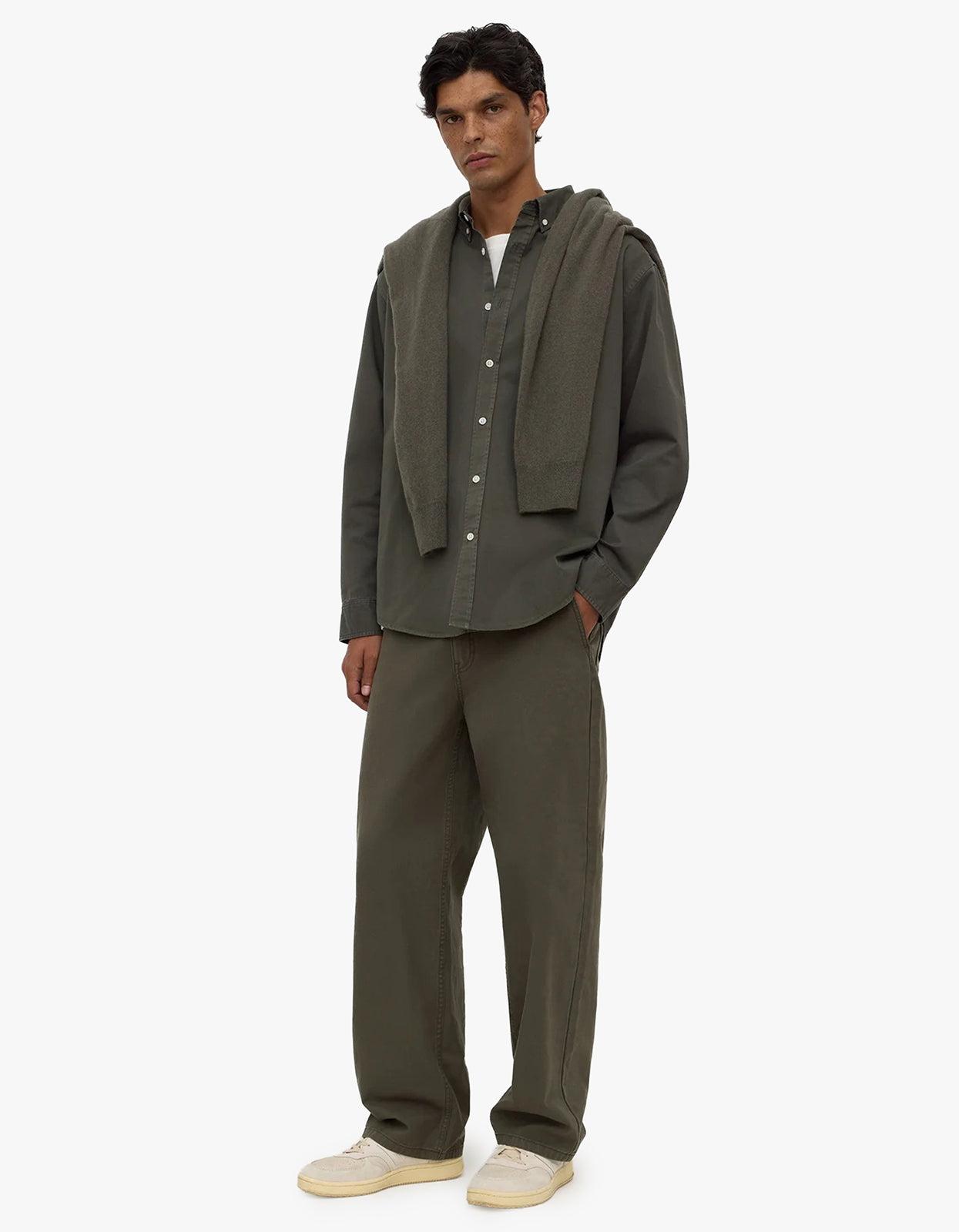 Maclean Long Sleeve Shirt - Moss