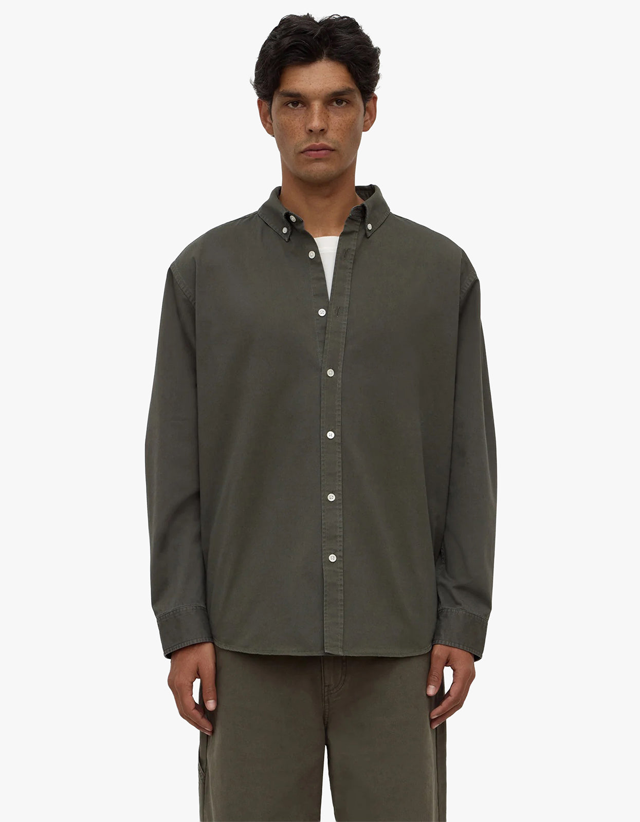 Maclean Long Sleeve Shirt - Moss