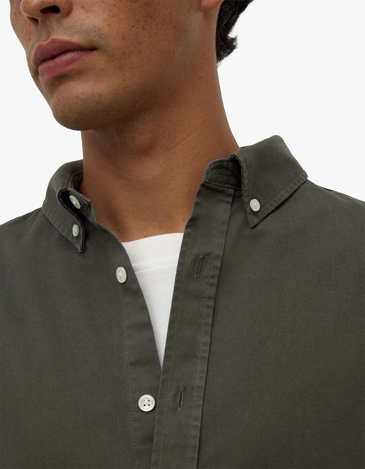 Maclean Long Sleeve Shirt - Moss