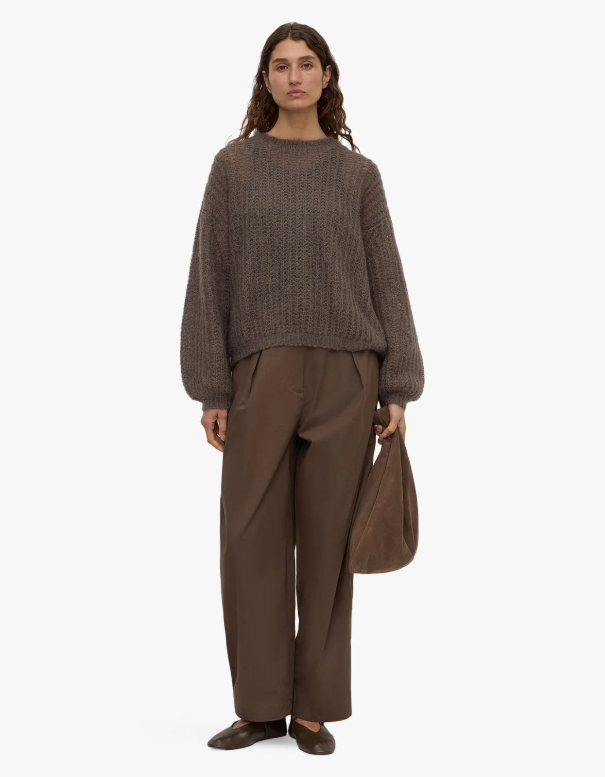 Tulsa Mohair Knit - Bark