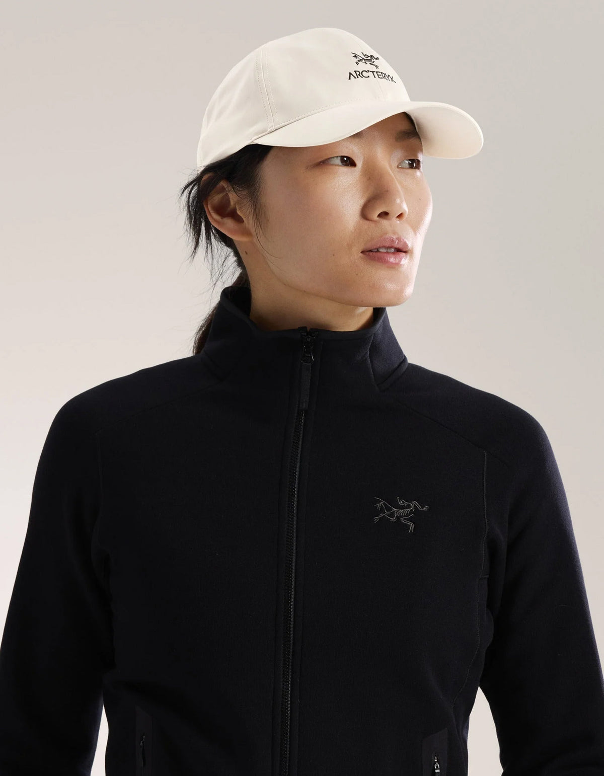 Bird Word Cap - Sea Salt/Black