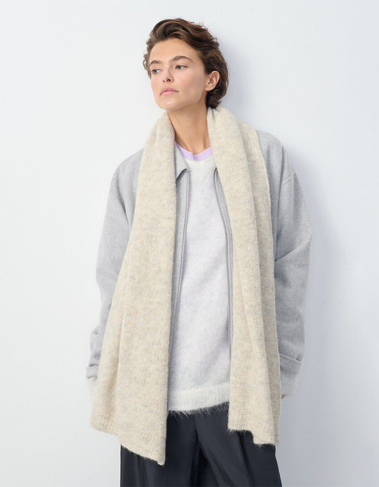 East Scarf - Snow Melange