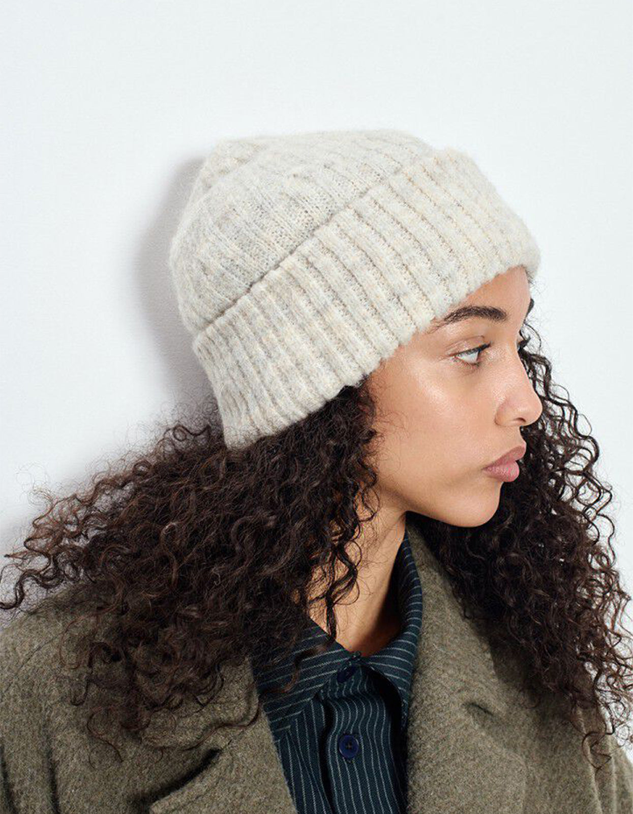 East Beanie - Snow Melange