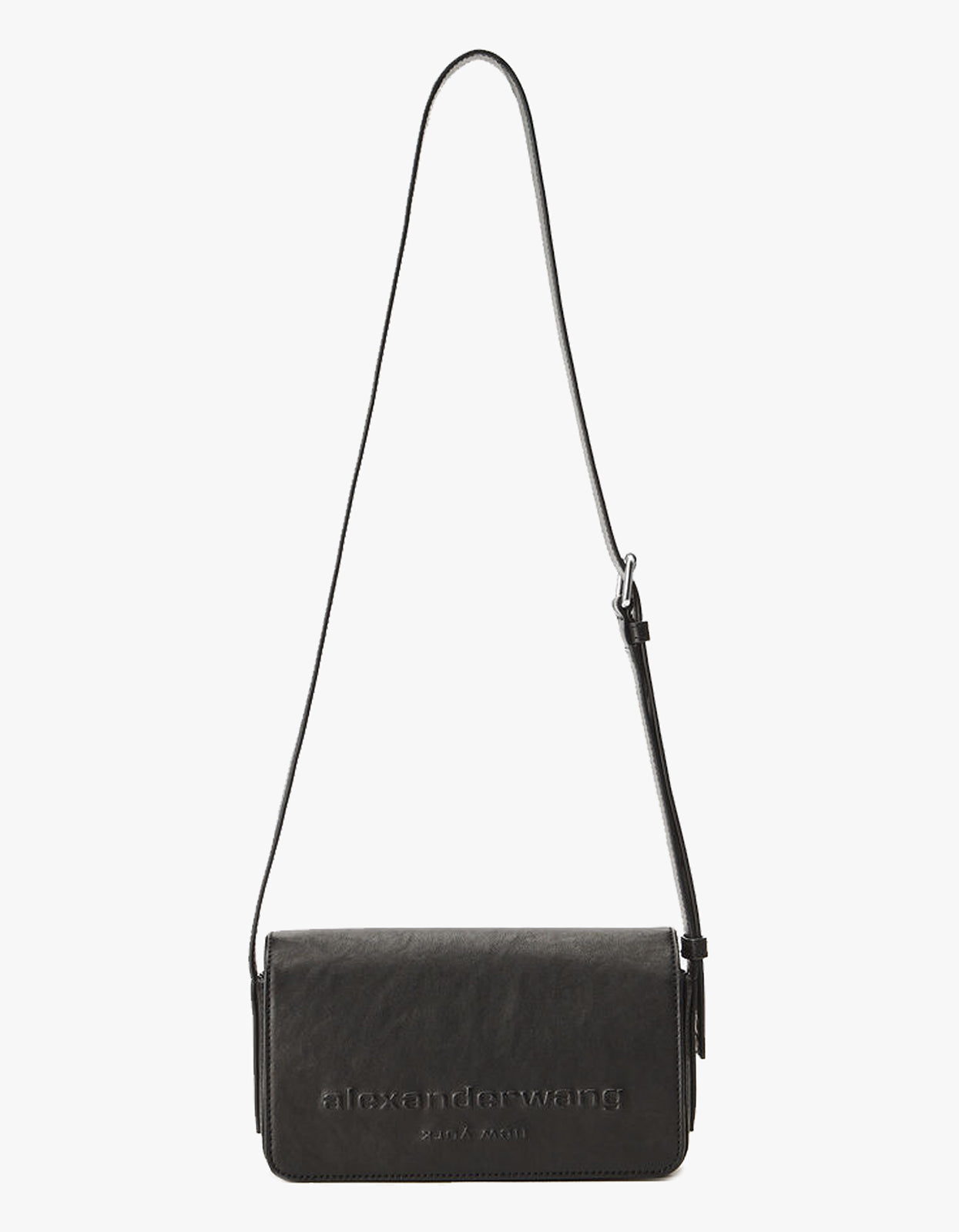 Punch Flap Crossbody - Black