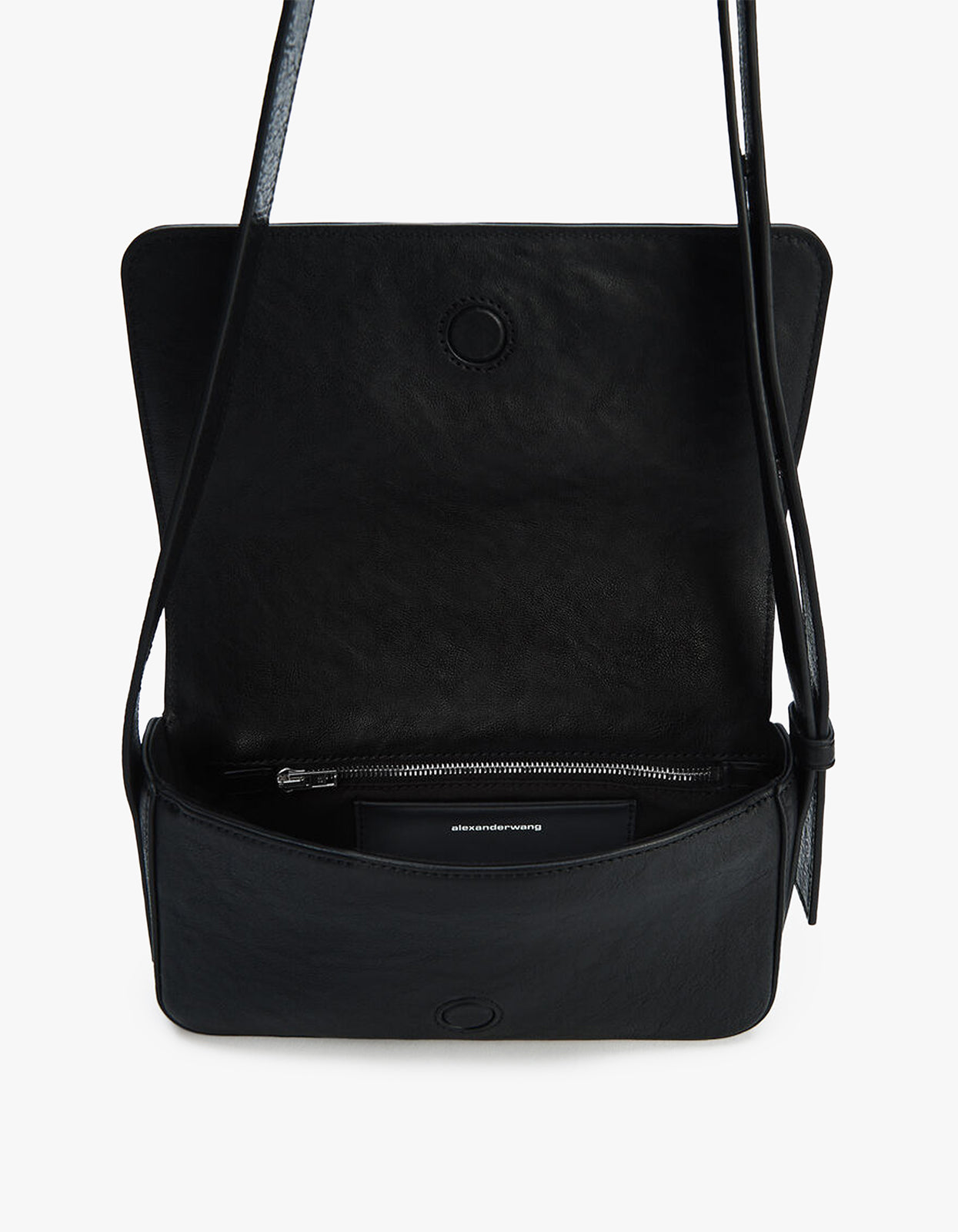 Punch Flap Crossbody - Black