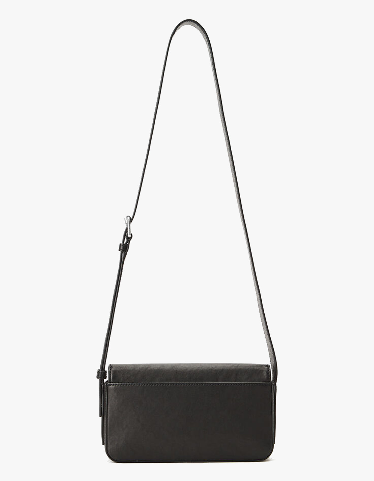 Punch Flap Crossbody - Black