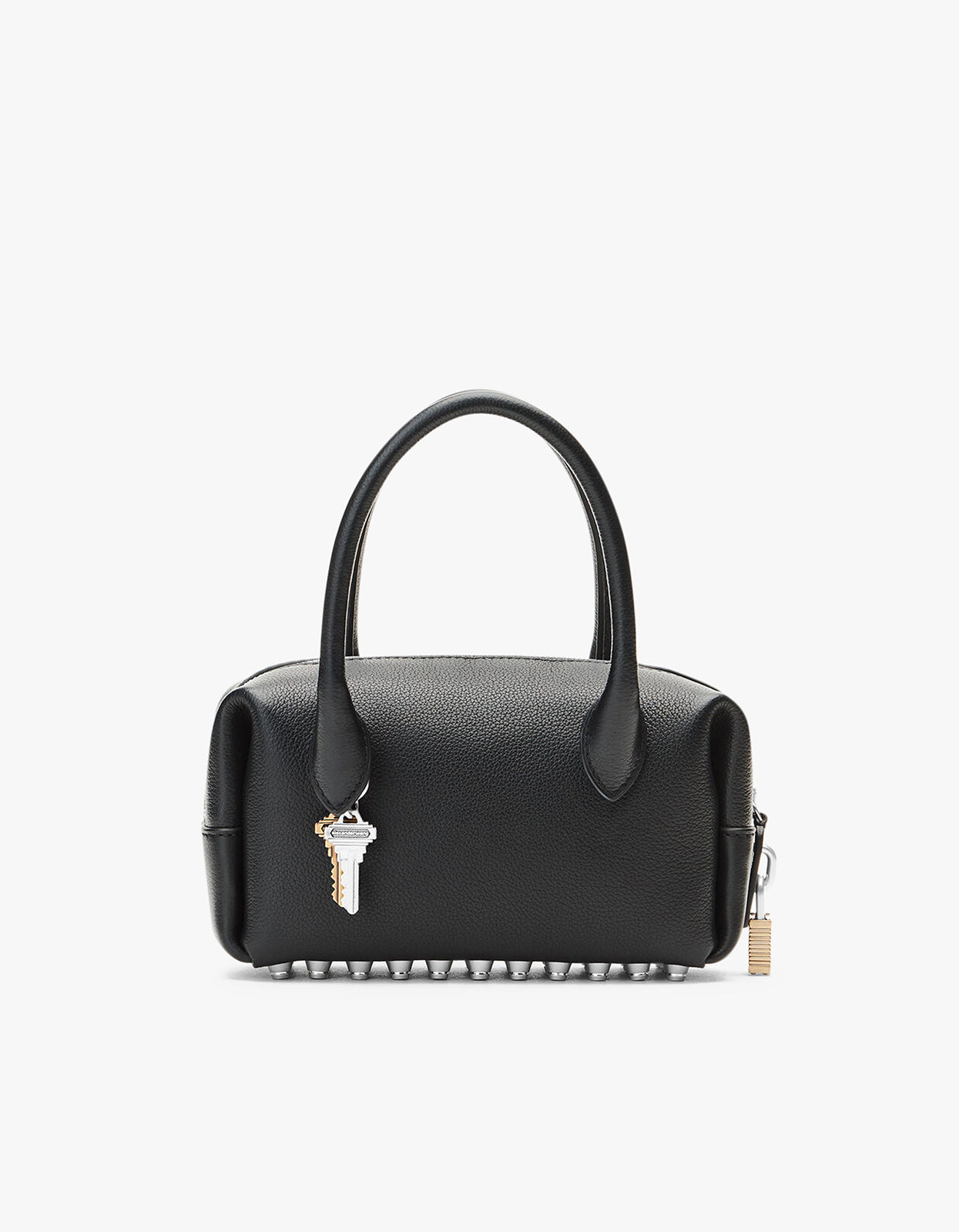 Small Roux Top Handle Bag - Black