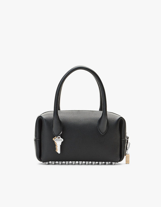 Small Roux Top Handle Bag - Black