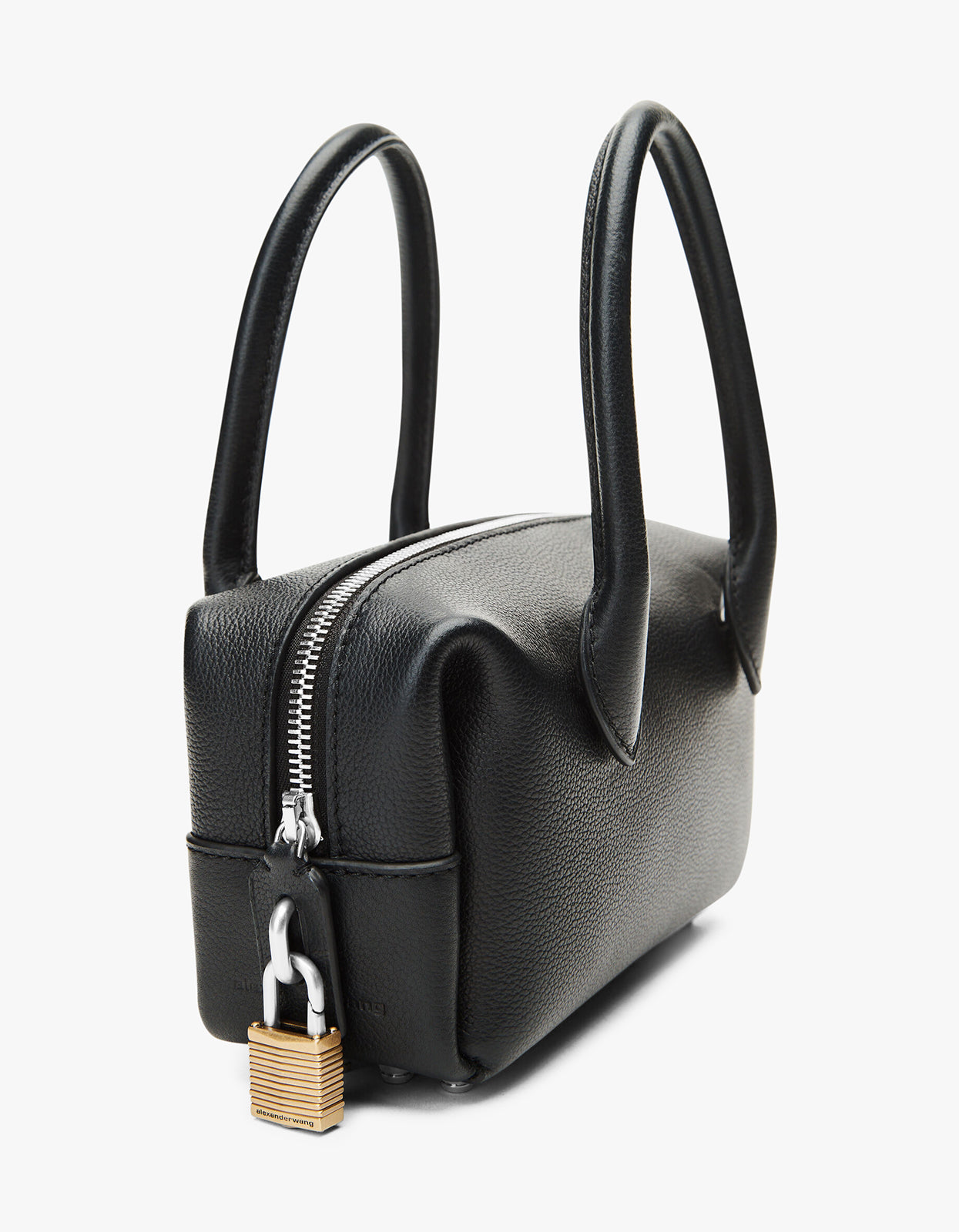 Small Roux Top Handle Bag - Black