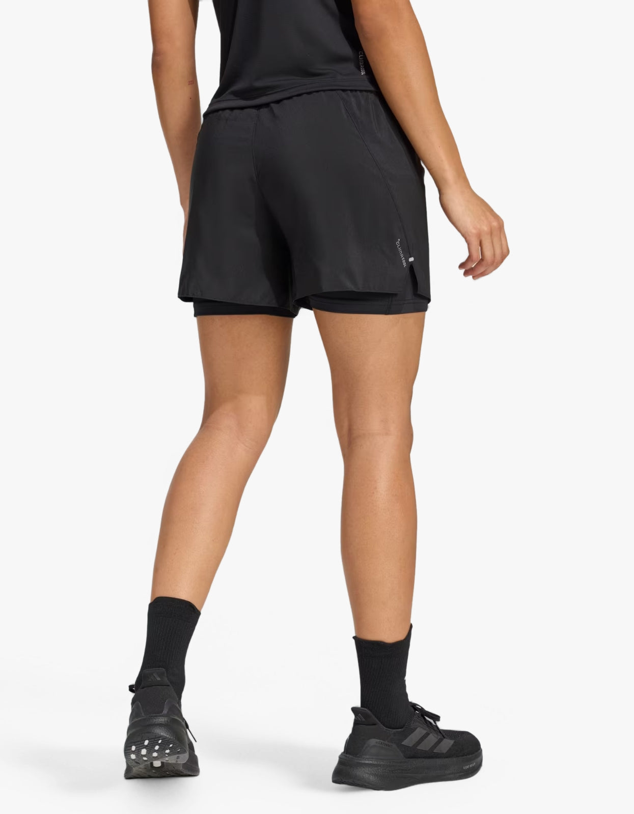 Adi365 2 In 1 Running Short - Black