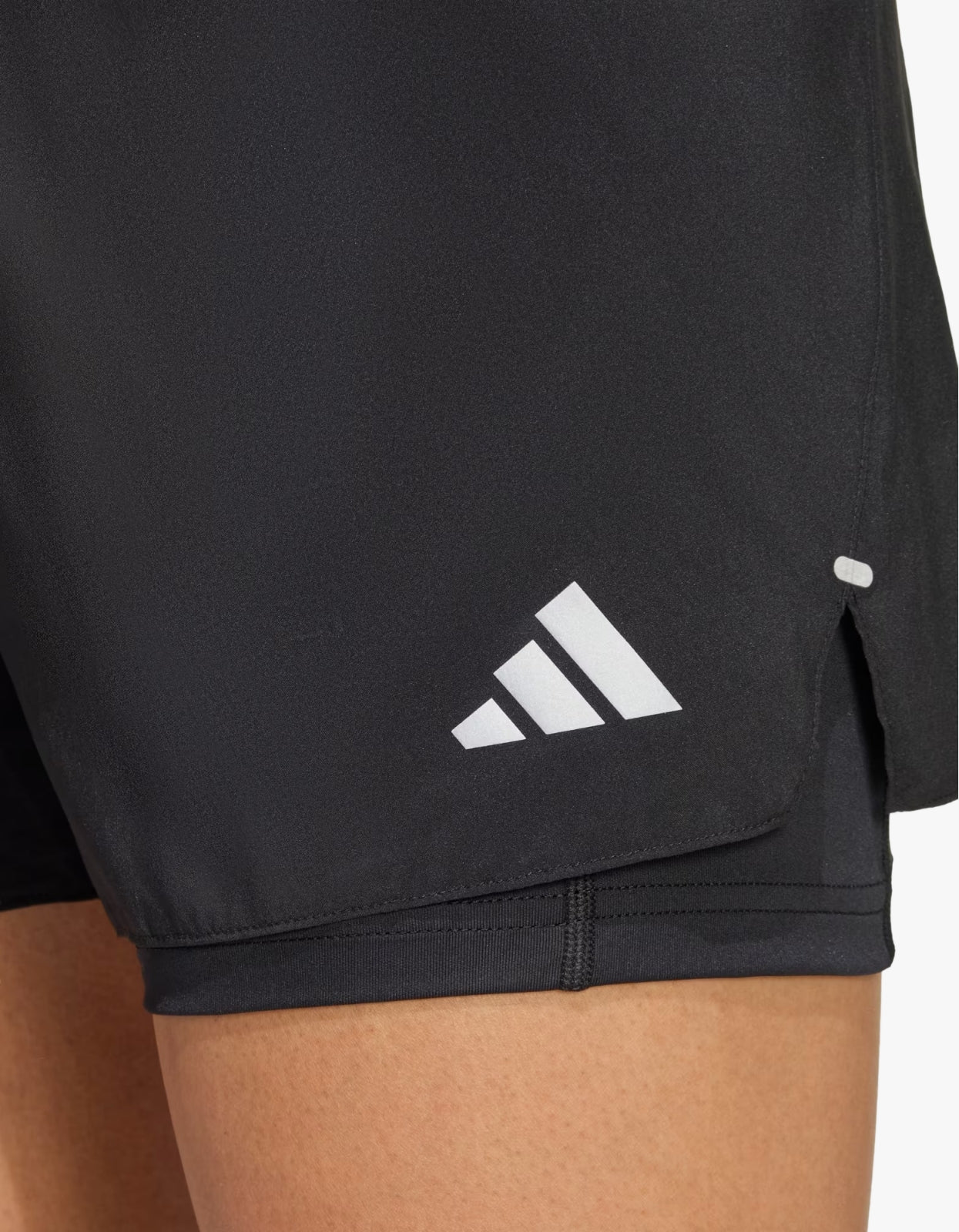 Adi365 2 In 1 Running Short - Black