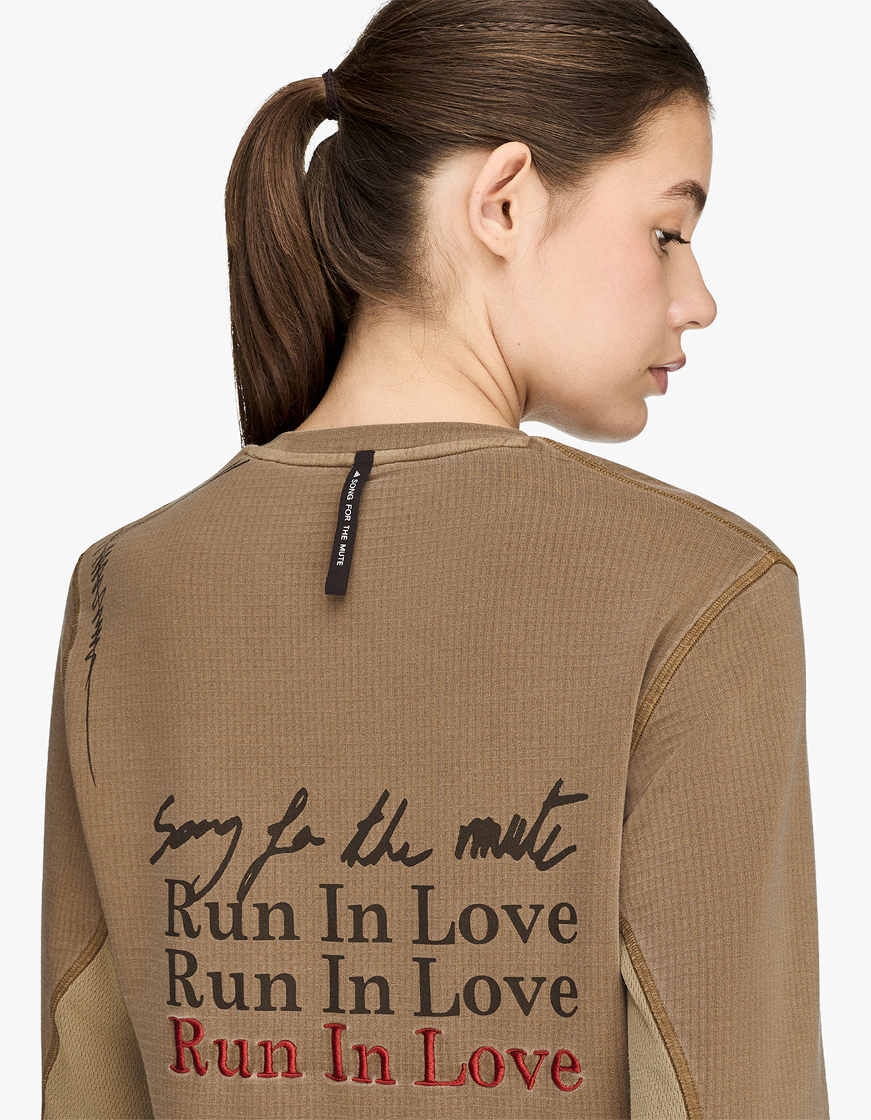 Adidas X SFTM L/S Running T-Shirt - Craft Khaki
