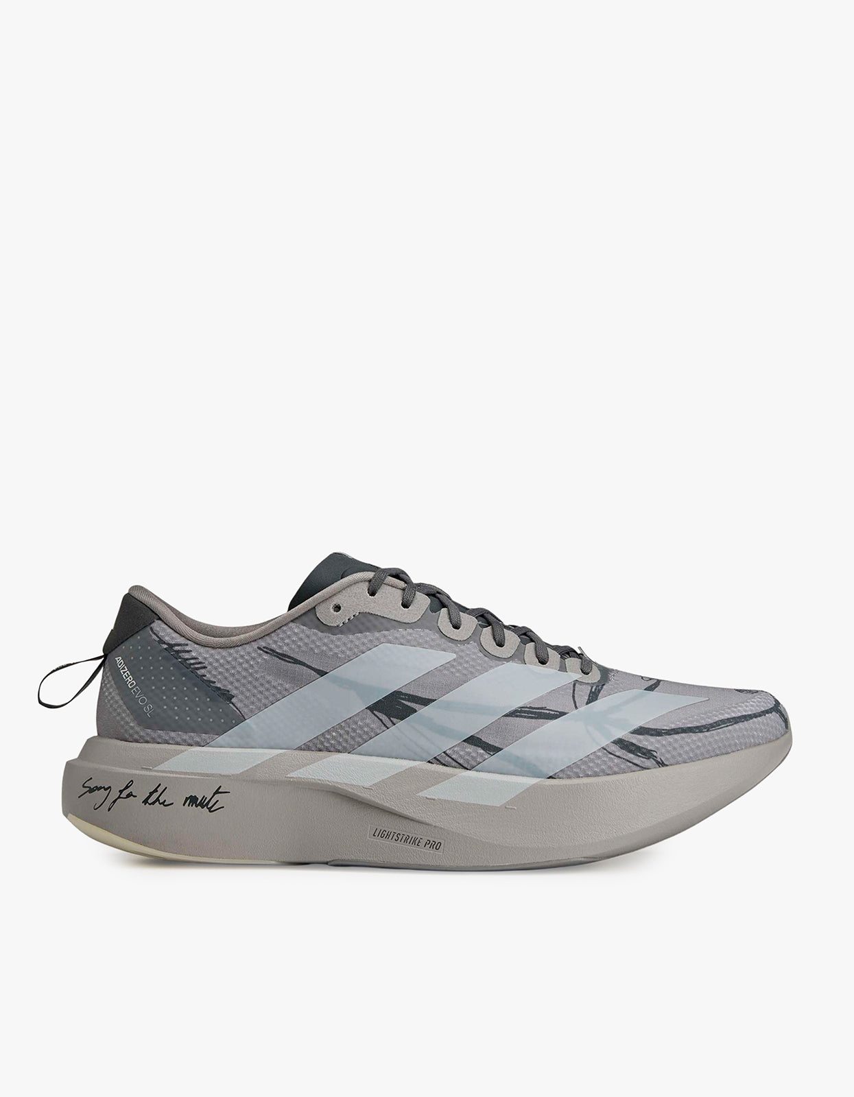 Mens Adidas X SFTM Adizero EVO SL Woven Sneaker - Clear Granite/Grey One/Grey Six