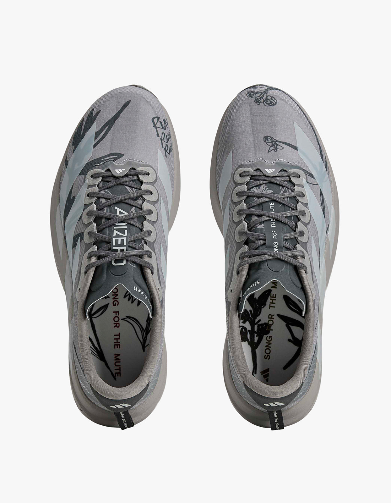 Mens Adidas X SFTM Adizero EVO SL Woven Sneaker - Clear Granite/Grey One/Grey Six