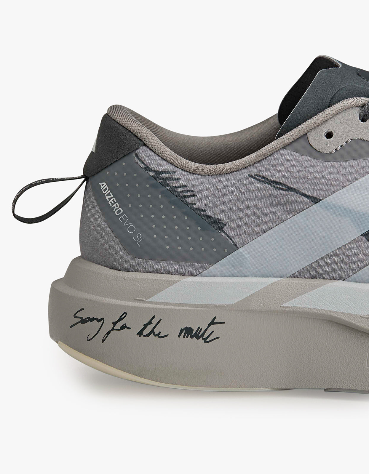 Mens Adidas X SFTM Adizero EVO SL Woven Sneaker - Clear Granite/Grey One/Grey Six