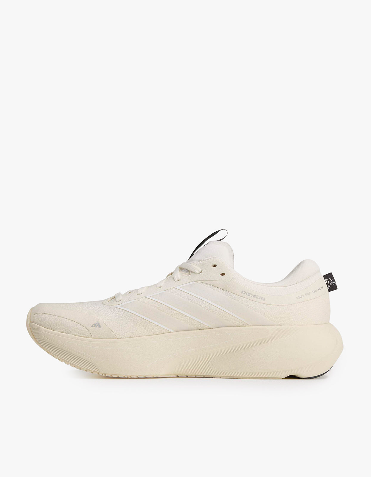 Mens Adidas X SFTM Supernova Rise 3 Sneaker - Cream White/Carbon/Cloud White