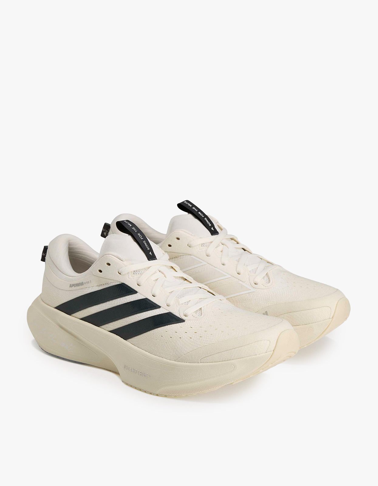 Mens Adidas X SFTM Supernova Rise 3 Sneaker - Cream White/Carbon/Cloud White