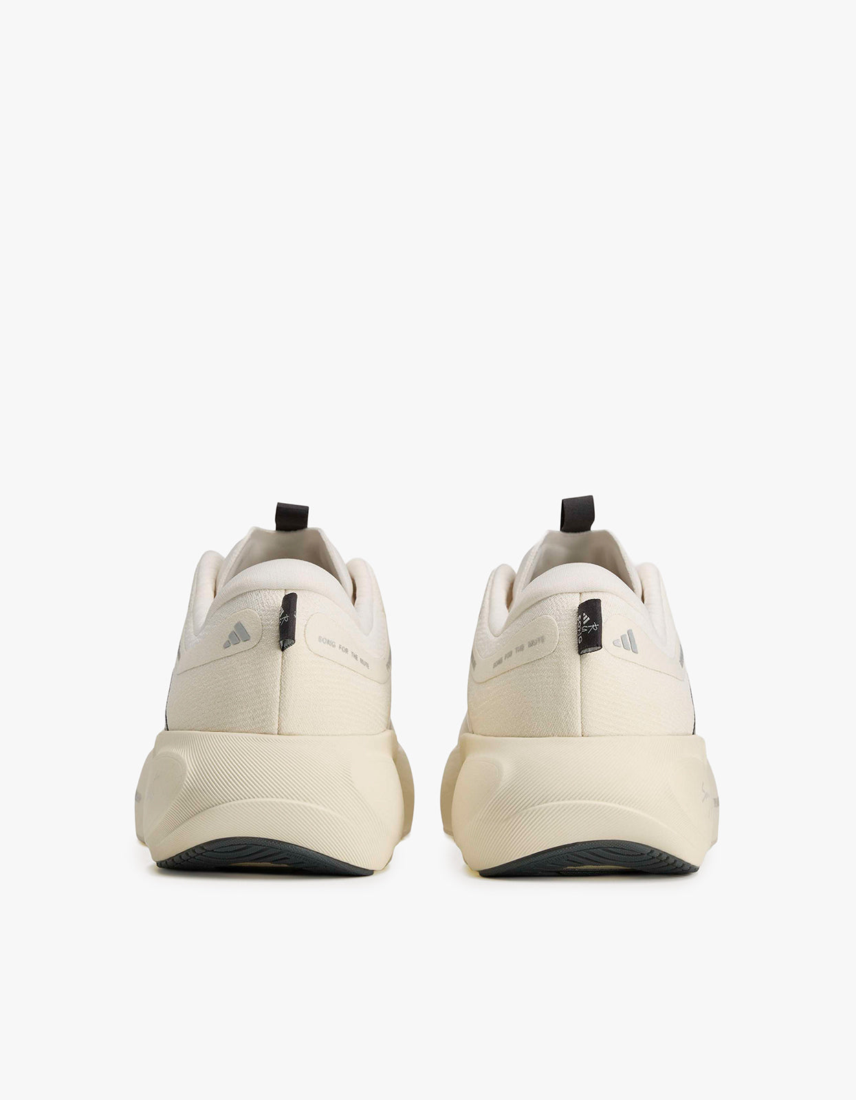 Mens Adidas X SFTM Supernova Rise 3 Sneaker - Cream White/Carbon/Cloud White