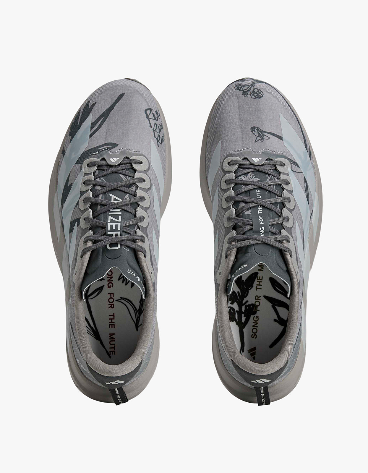 Womens Adidas X SFTM Adizero EVO SL Woven Sneaker - Clear Granite/Grey One/Grey Six