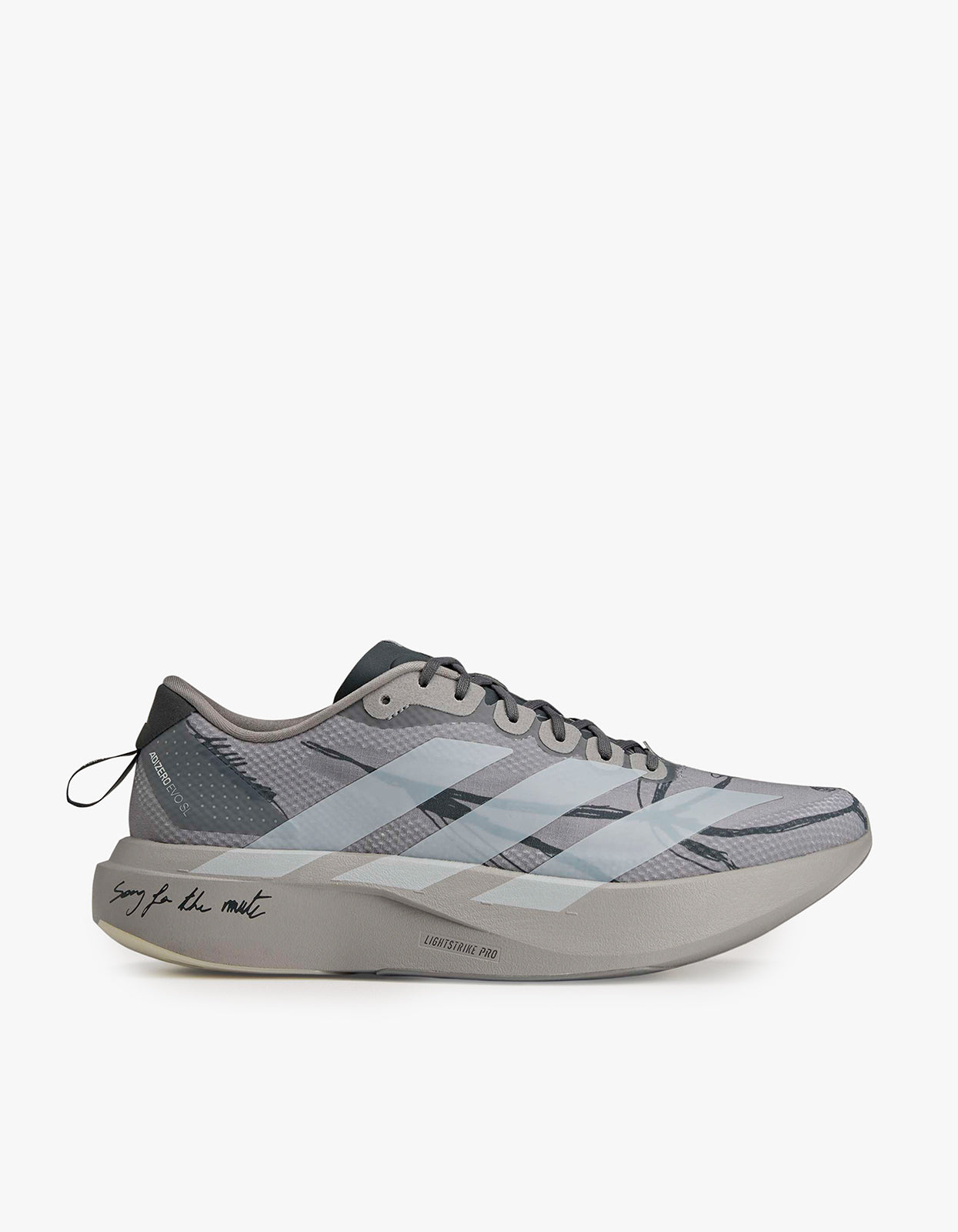 Womens Adidas X SFTM Adizero EVO SL Woven Sneaker - Clear Granite/Grey One/Grey Six