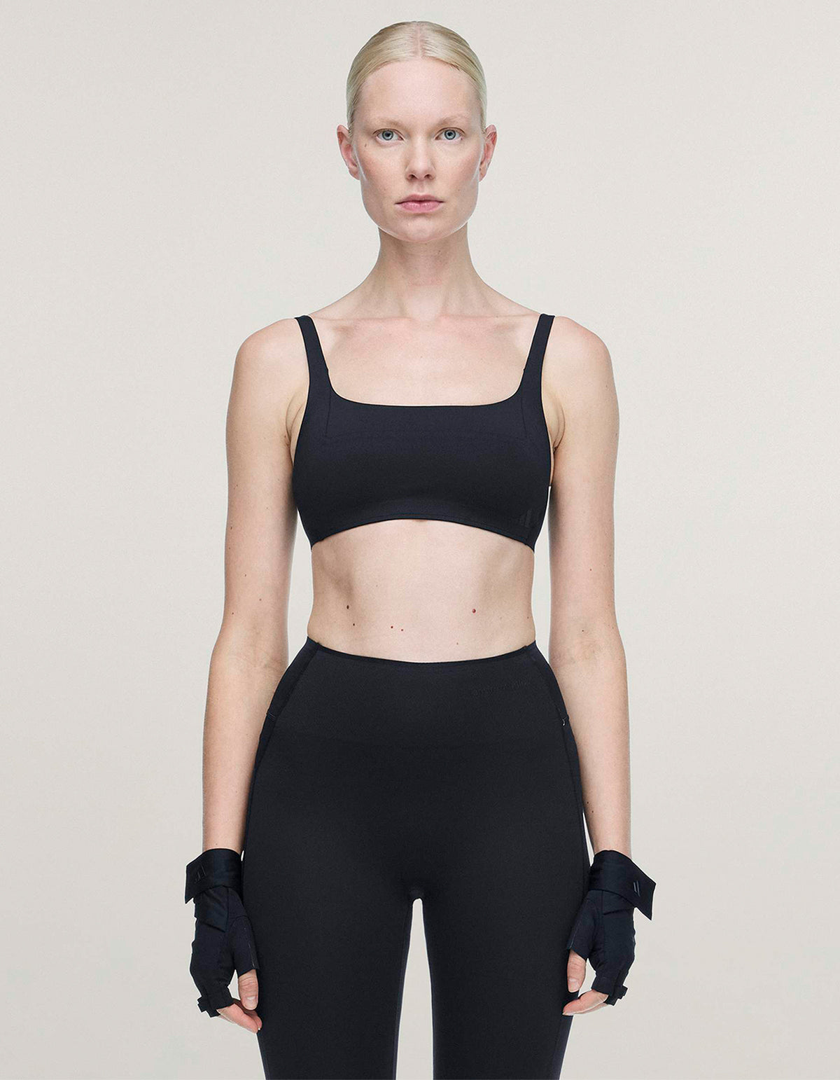 Adidas X Entire Studios Optime Training Low Support Bra - Black