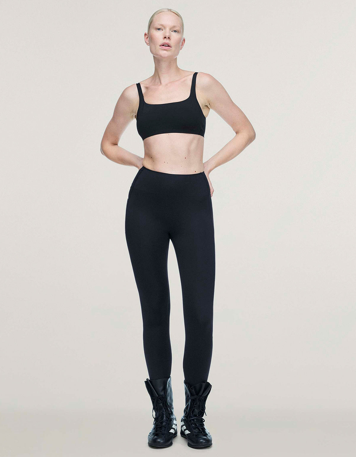 Adidas X Entire Studios Optime Training Low Support Bra - Black