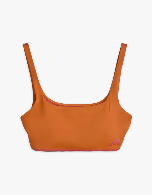 Adidas X Entire Studios Optime Training Low Support Bra - Fox Red